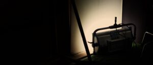 Film light for video production camera in studio set or Use as studio photo shoot light